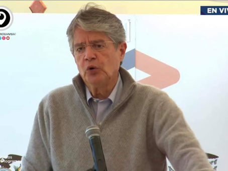 PRESIDENTE GUILLERMO LASSO ANUNCIA PLAN DE RETORNO A CLASES PRESENCIALES