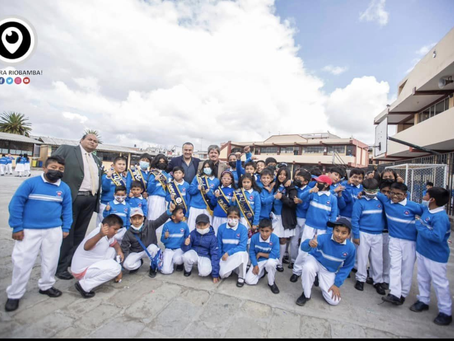 MUNICIPIO DE RIOBAMBA RECEPTÓ NECESIDADES DE LA U.E. FE Y ALEGRÍA