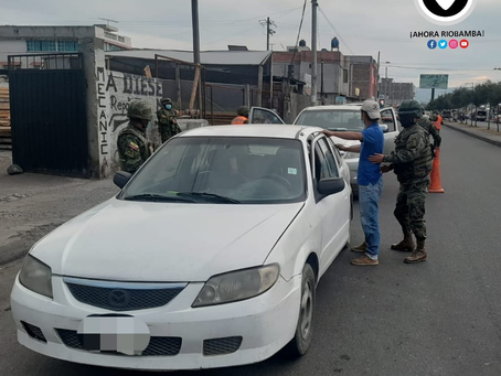 BRIGADA DE CABALLERÍA BLINDADA N.° 11 GALÁPAGOS Y LA POLICÍA NACIONAL REALIZAN OPERACIONES DE CONTRO