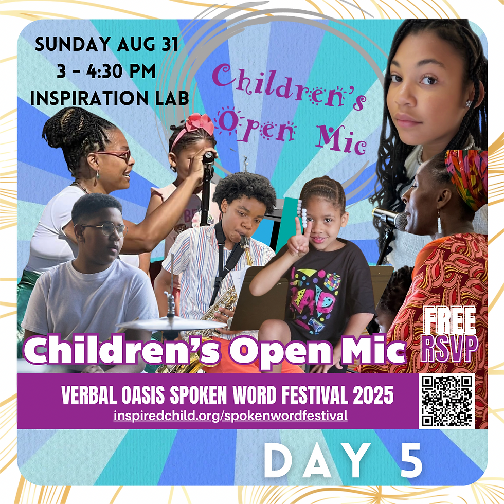 Children's Open Mic @ 5th Annual Verbal Oasis Spoken Word Festival