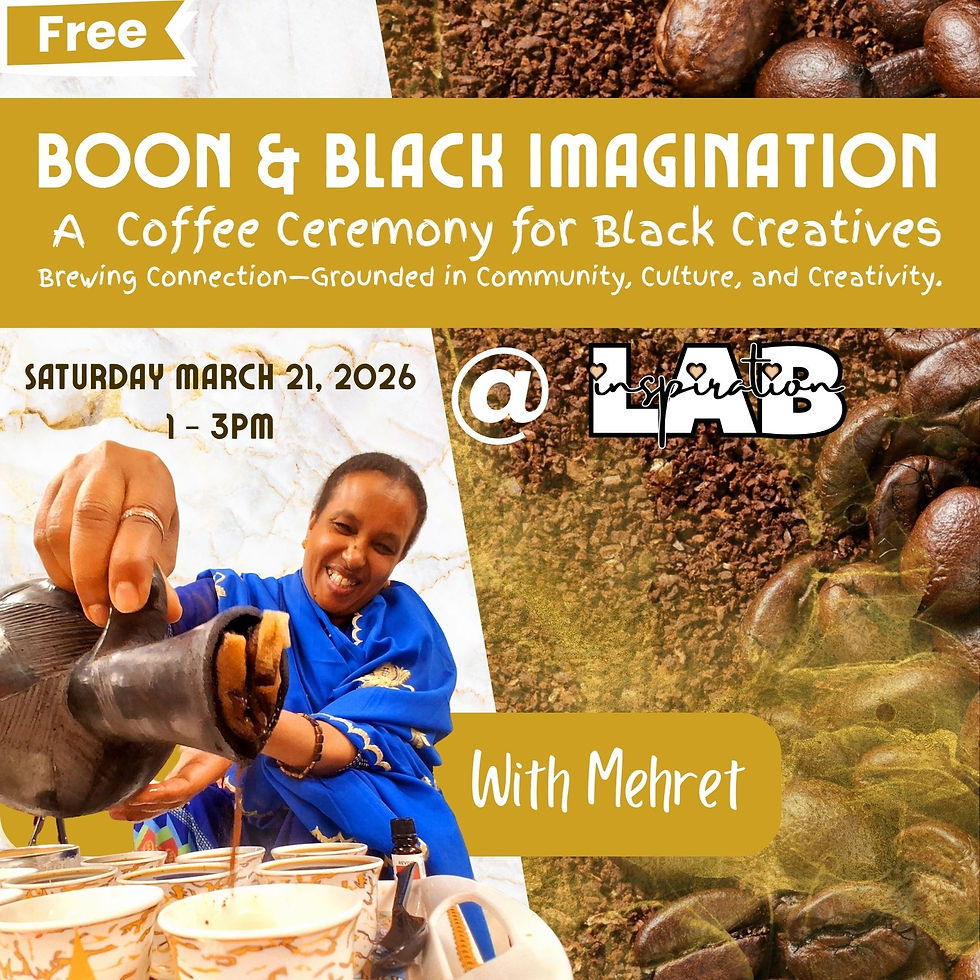 Boon & Black Imagination: A Coffee Ceremony with Mehret Mehanzel