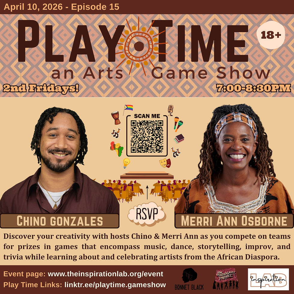 PLAY TIME an Arts Game Show