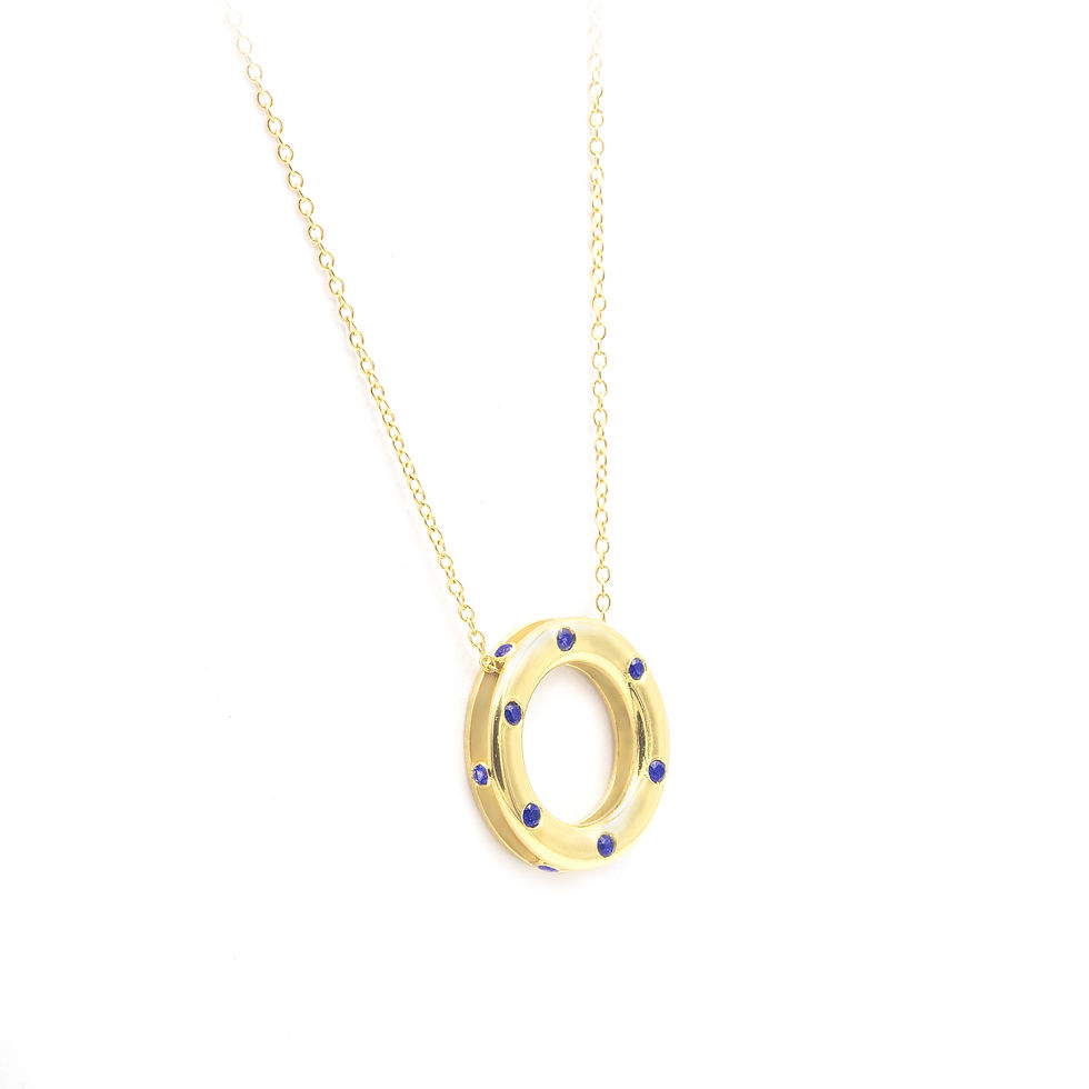 Thumbnail: Lifesaver Multi-Gem Pendant