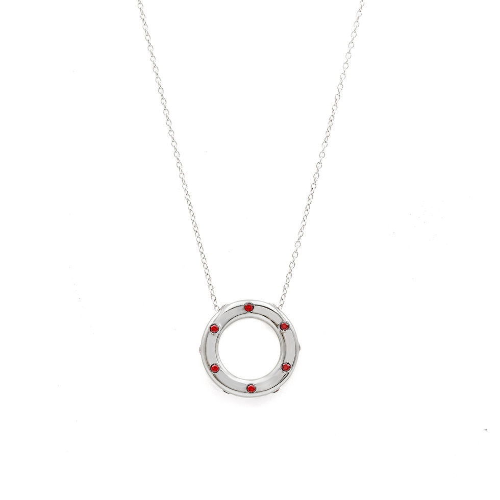 Thumbnail: Lifesaver Multi-Gem Pendant