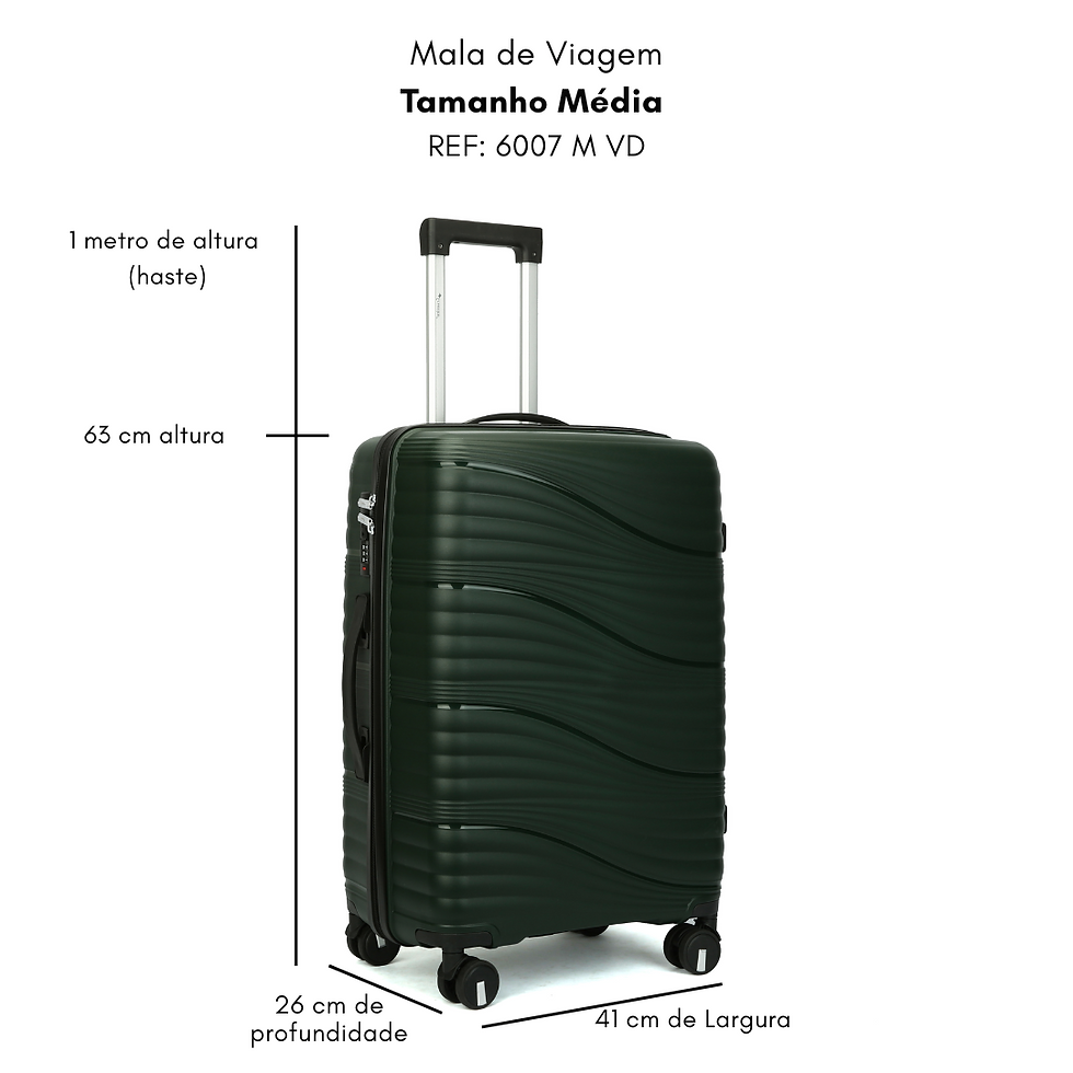 Miniatura: Mala de viagem Bag Cruzeiro 23kg Polipropileno Padrão Anac