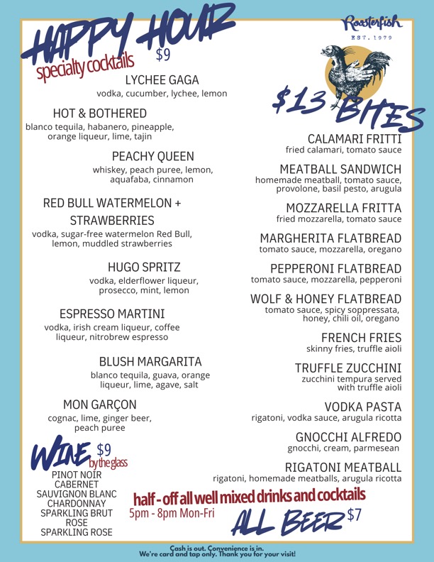 Happy Hour at Roosterfish WeHo