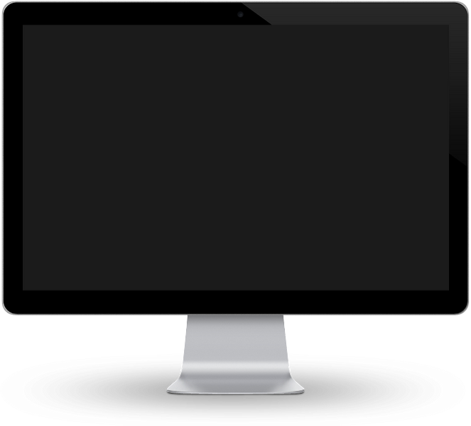 Blank Desktop Monitor