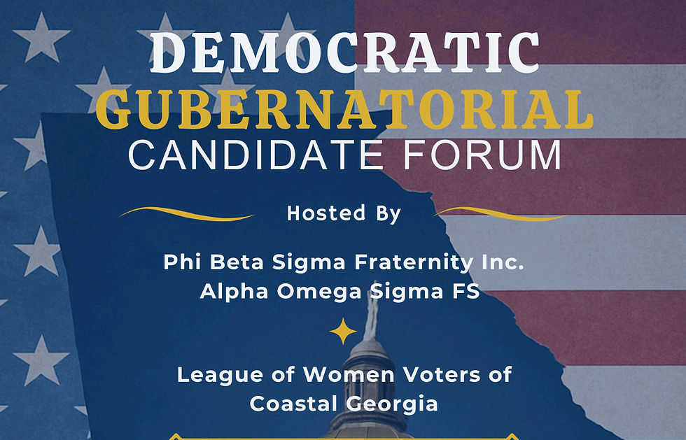 Democratic Gubernatorial Candidate Forum