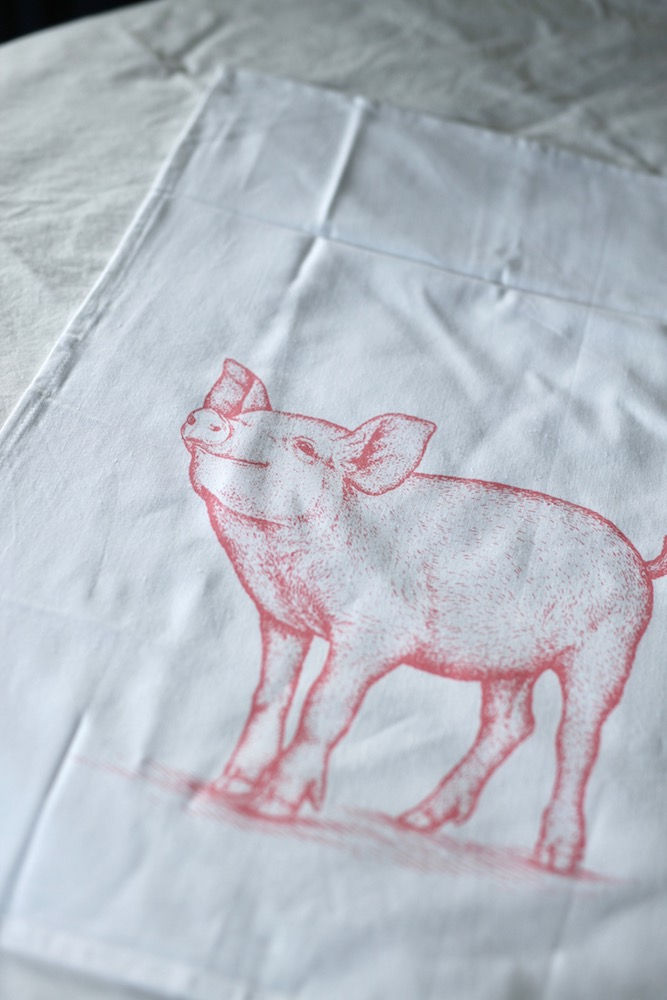 Miniaturbild: Torchons de cuisine coton Cochon