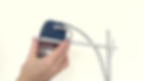 Thumbnail: Lampe de bureau bleue design
