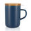 Thumbnail: Grand Mug de 475ml en grès bleu