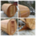 Miniature : Sauna Boréal Panoramique - Baril 9 pieds