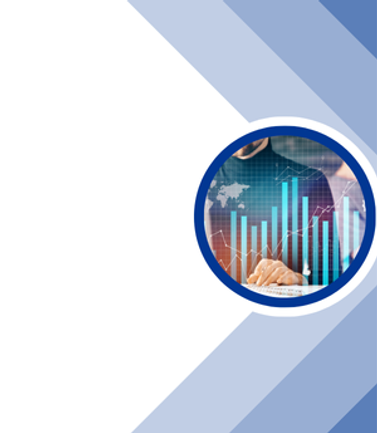 Hands analyzing financial data with digital growth charts, representing combined CFO-led accounting and operational development services