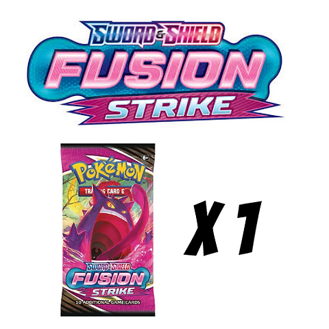 Fusion Strike Booster Pack x1 | Nostalgia Nomics Fusion Strike Booster Pack x1 | Nostalgia Nomics