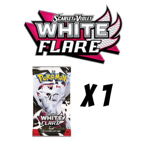 White Flare Booster Pack x1 | Nostalgia Nomics