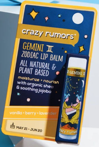 Gemni Zodiac Lip Balm
