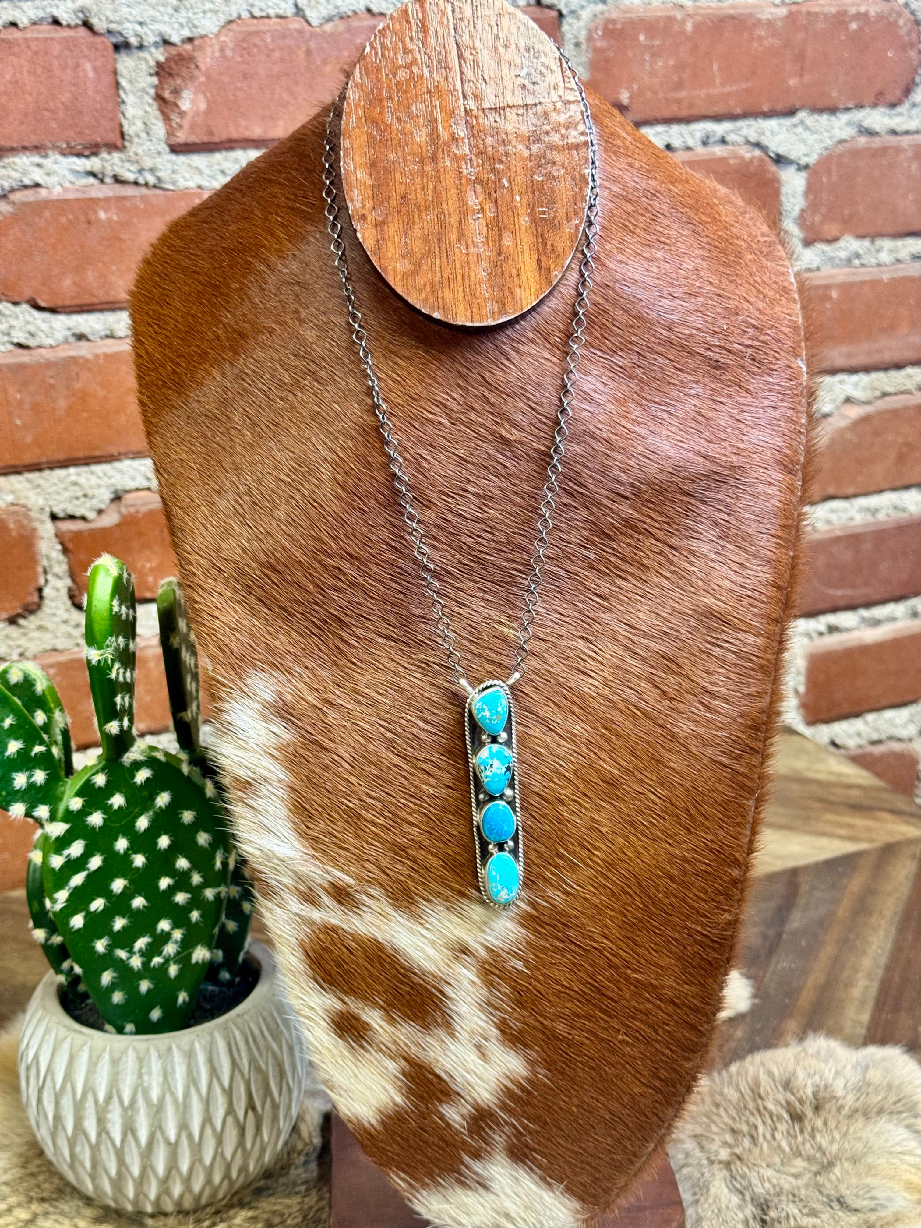 24” 4 Stone Turquoise 