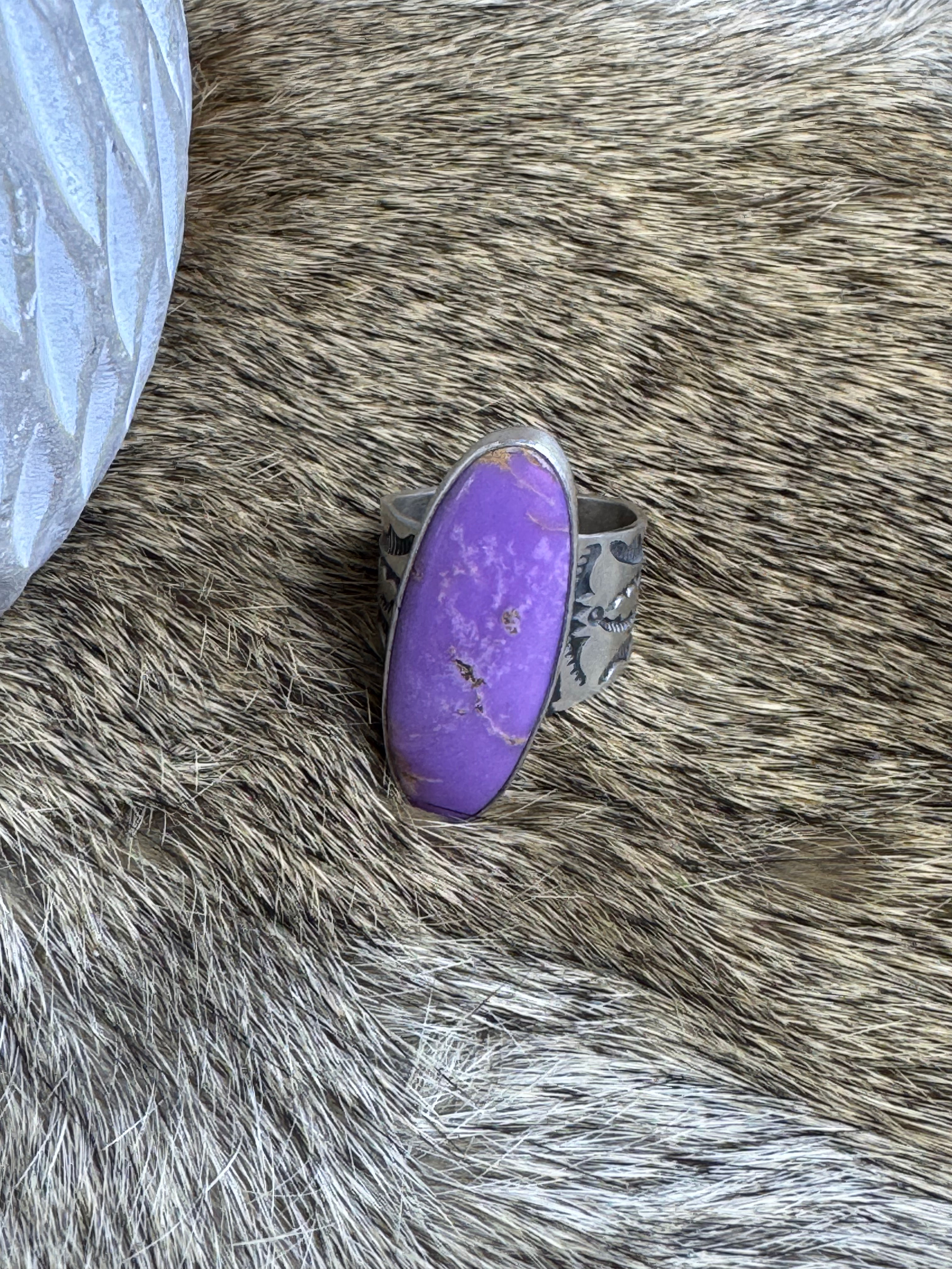 Purple Desert Oval Adjustable 