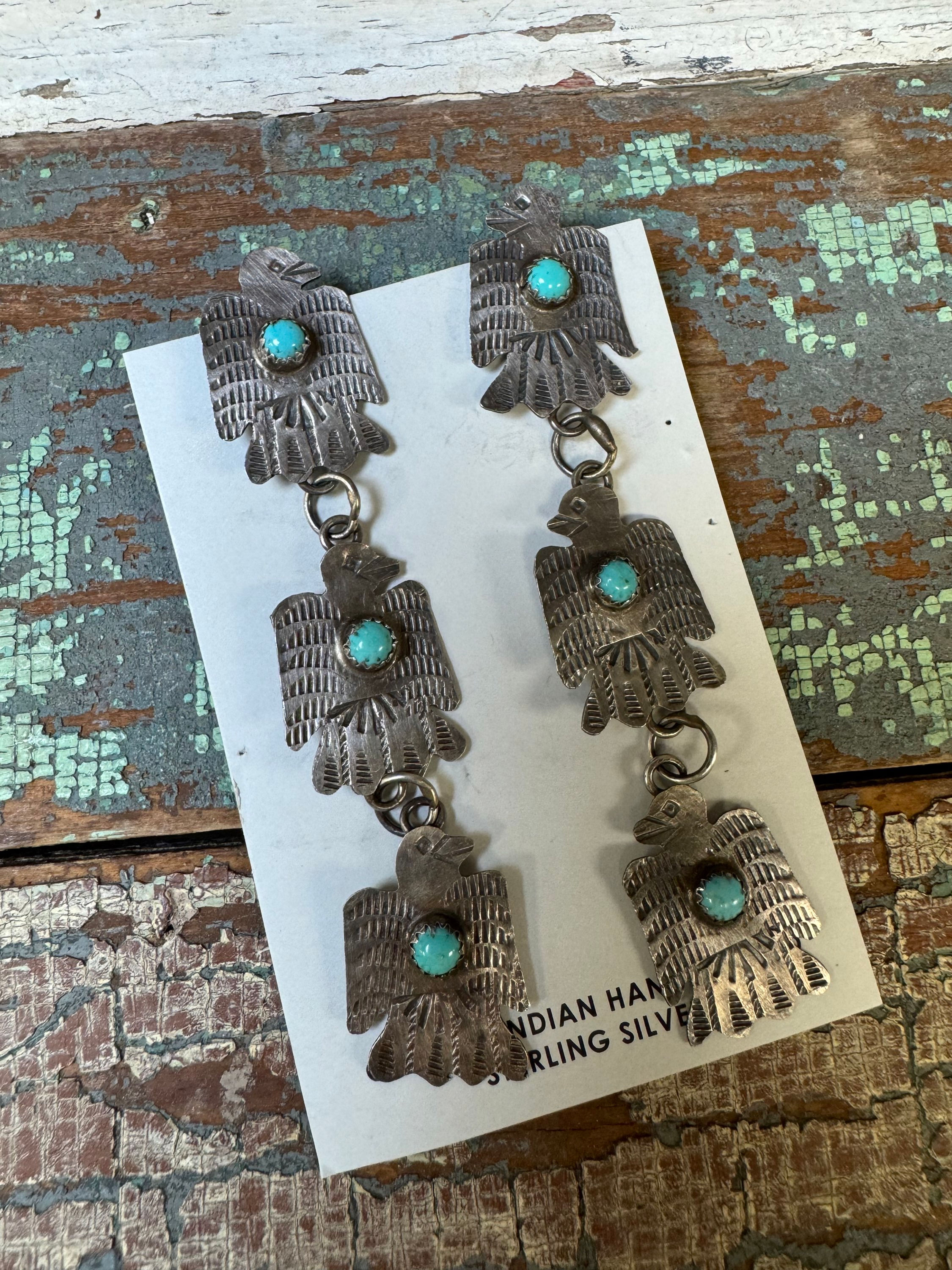 Earring - Thunderbird Turq 