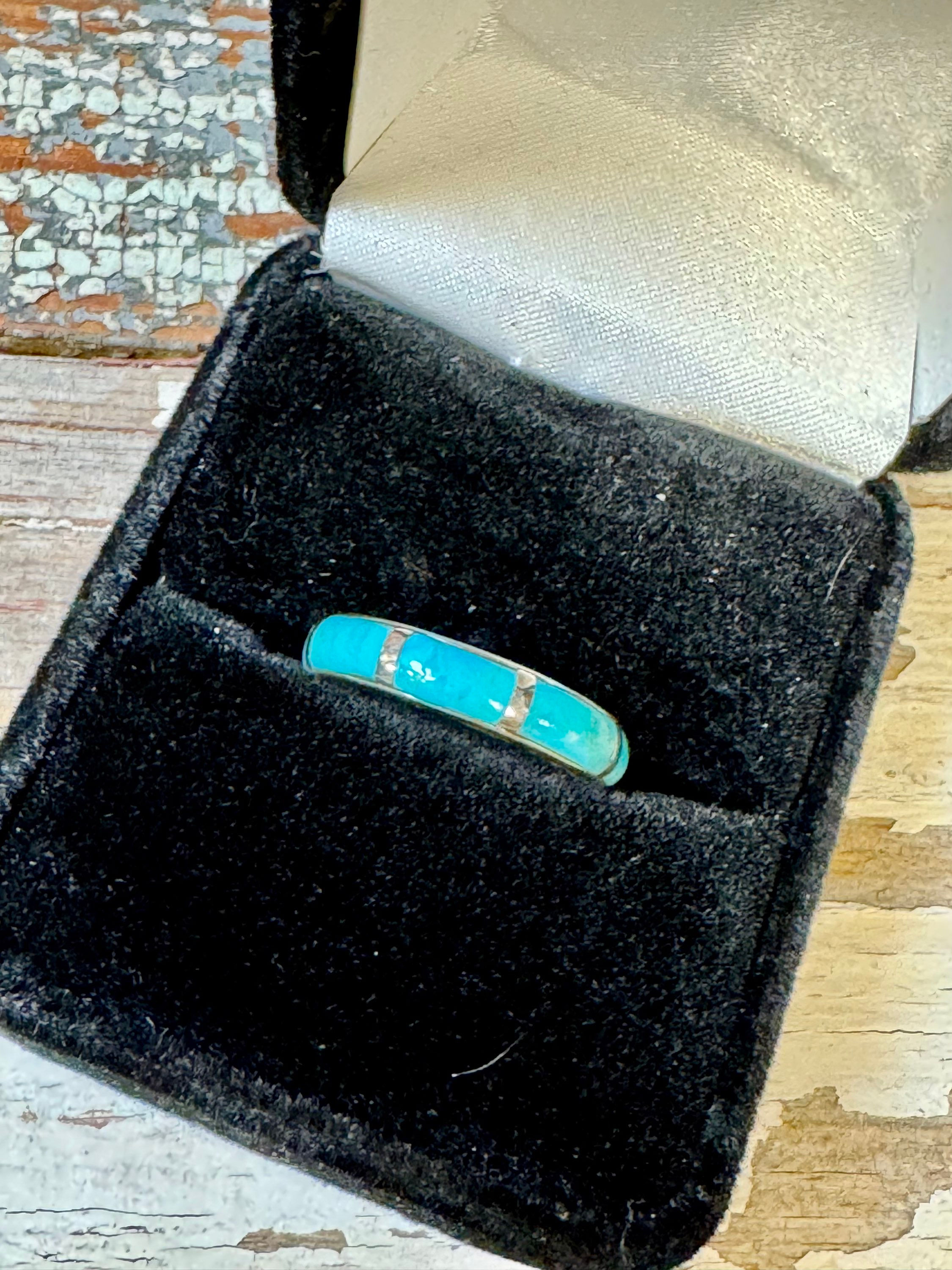 Ring - Turquoise Eternity Band 
