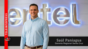 SAÚL PANIAGUA ASUME EL MANDO DE ENTEL EN SANTA CRUZ