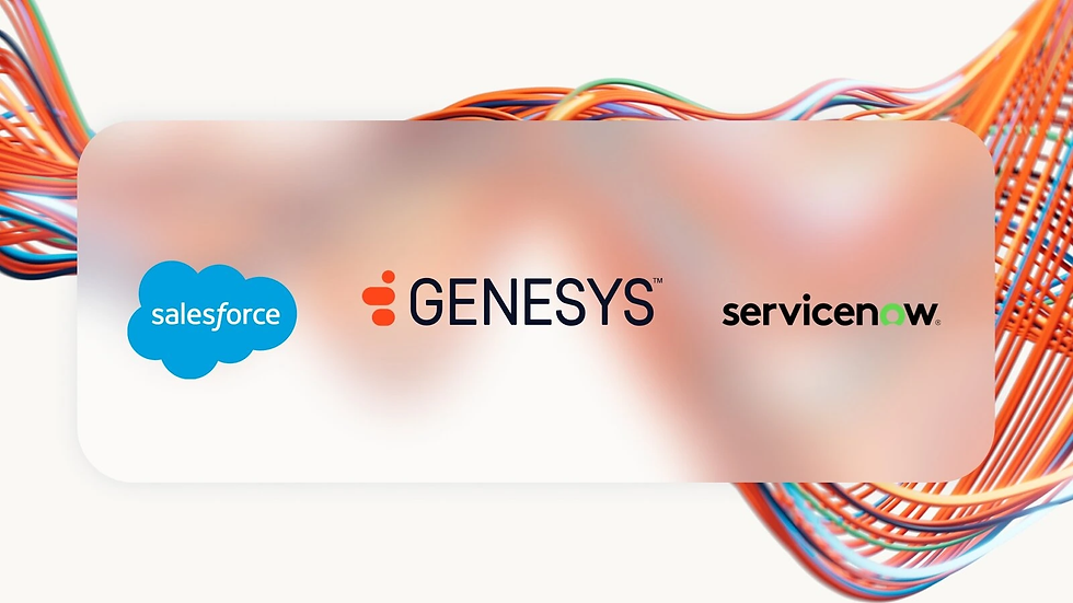 Salesforce y ServiceNow invertirán en Genesys, con el fin de impulsar la adopción de soluciones de experiencia del cliente impulsadas por agentes de IA