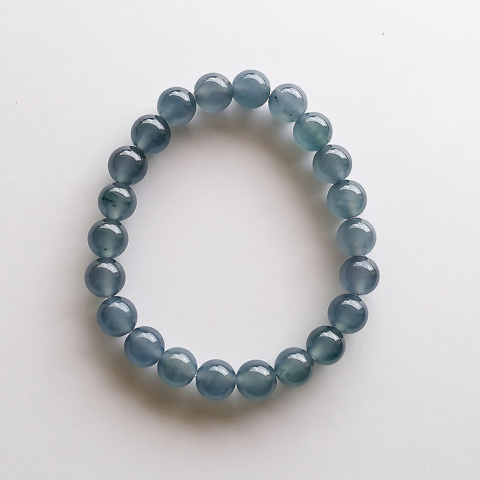 Thumbnail: 翡翠ブレスレット【BLUE LAKE】96644
