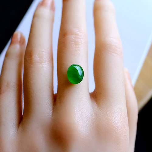 翡翠ルース『THE IMPERIAL JADE』3.34ct 98773 | 翡翠専門店 ジョイテック