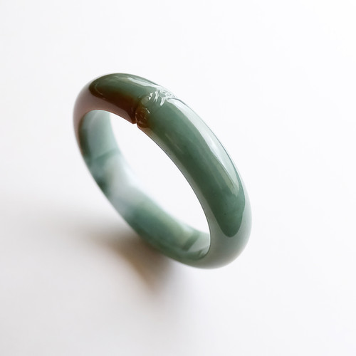 翡翠　バングル 翡翠バングル 57.4mm【HISTORY】 98190 | 翡翠専門店 ジョイテック