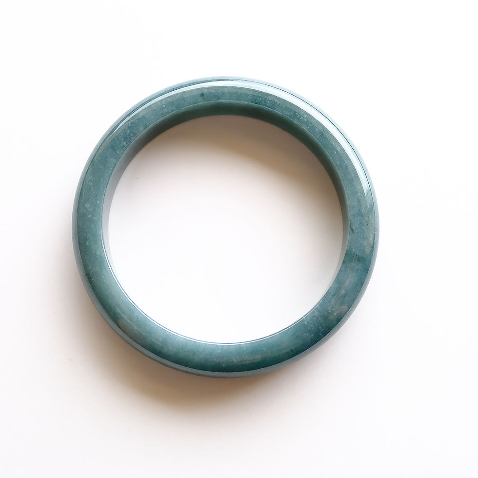 サムネイル： 翡翠バングル 62.7mm 【UMINOIRO】96382