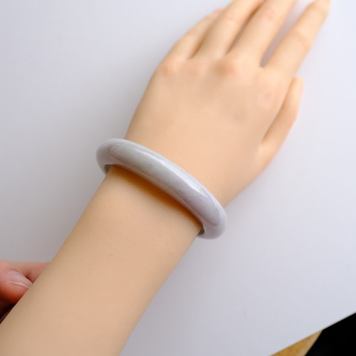 天然翡翠 バングル 翡翠バングル 57.8mm『FUJIKASUMI』99568 | Jadeite Bangle | 翡翠専門