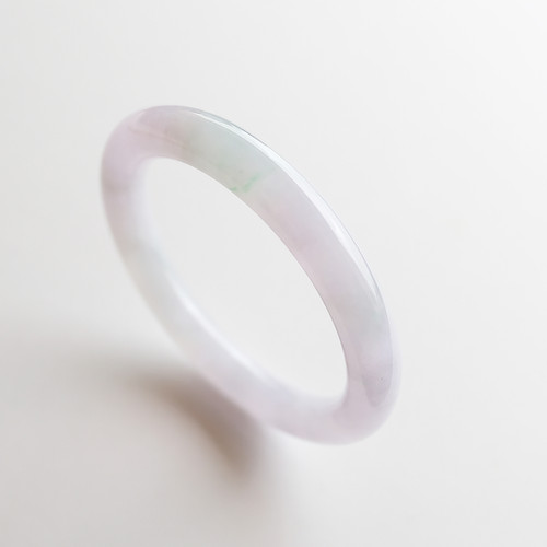翡翠バングル【TSUYA LAVENDER】56.7mm B97914 | 翡翠専門店