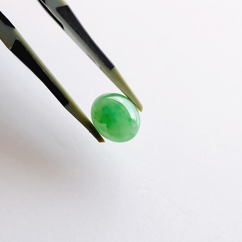 天然翡翠ルース 翡翠ルース【LEAF GREEN】4.79ct D96787 | 翡翠専門店 ジョイテック