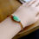 サムネイル： 翡翠ブレスレット『APPLE GREEN PI XIU BRACELET』98470/No.2676