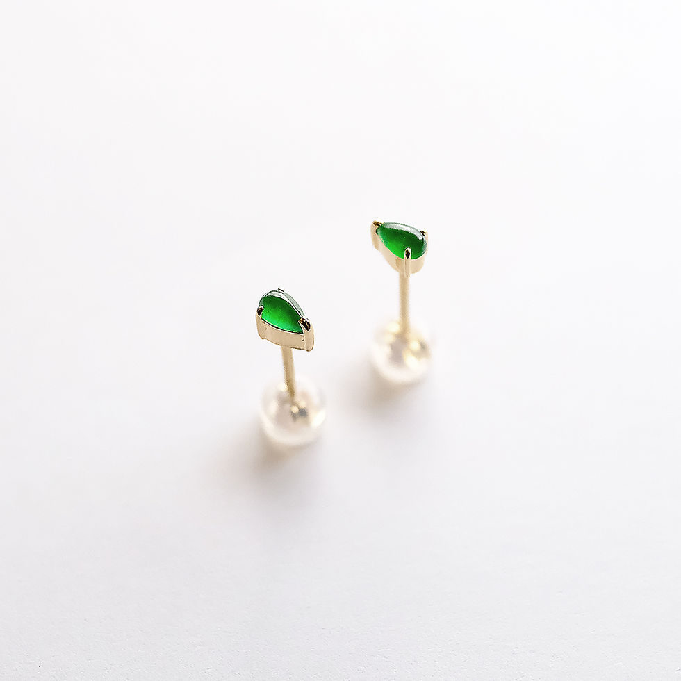サムネイル： 翡翠ピアス【SHIZUKU II】 97262