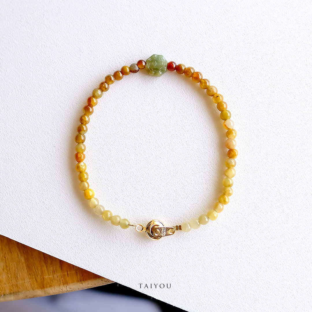 翡翠ブレスレット『TAIYOU』98452