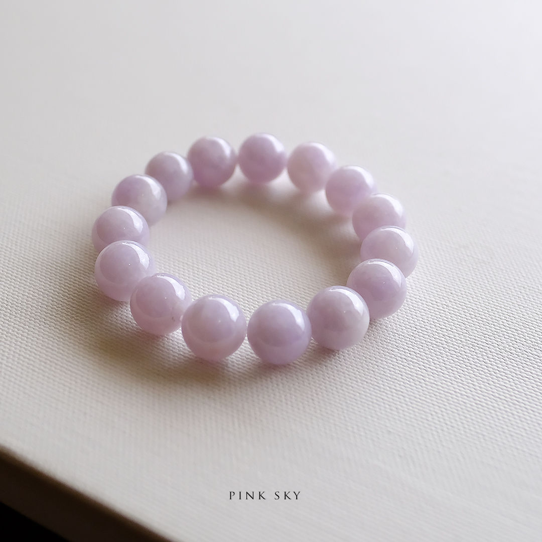 翡翠ブレスレット『PINK SKY』98396