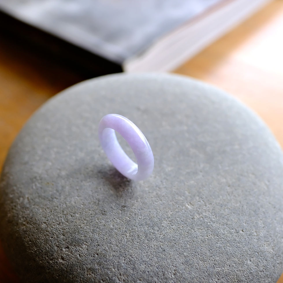 Thumbnail: 翡翠リング『LILAC SOFT GLOW RING』#16 99292