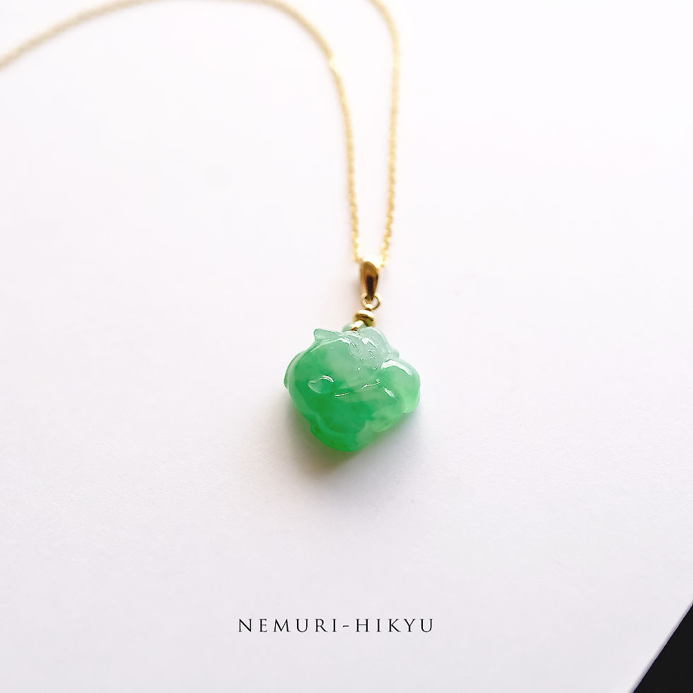 翡翠ペンダントトップ【NEMURI-HIKYU】97307