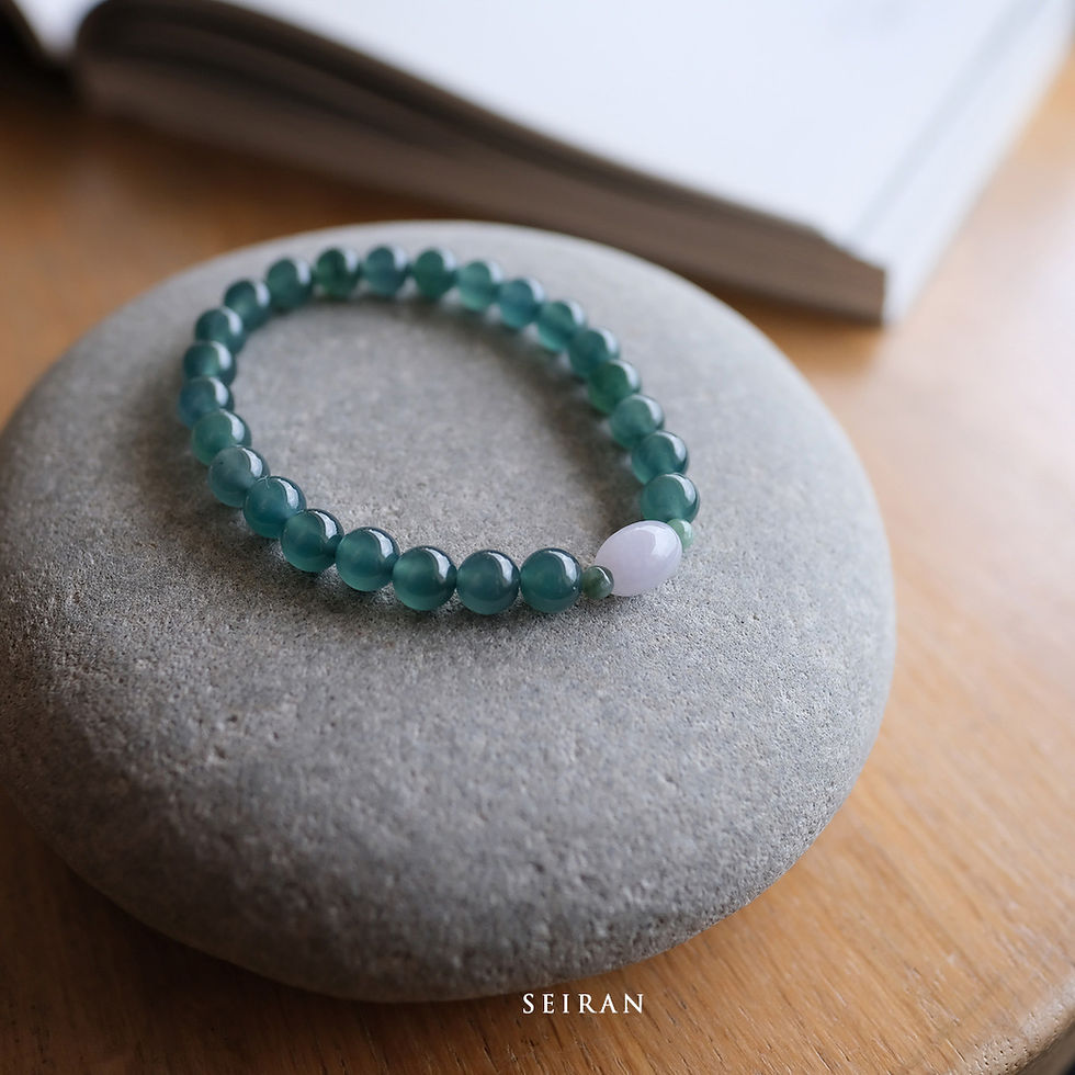 縮圖：翡翠ブレスレット『SEIRAN』99903 Jade Bracelet