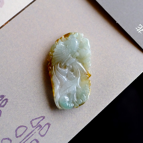 翡翠彫刻『BURMESE PHOENIX』98618 | 翡翠専門店 ジョイテック