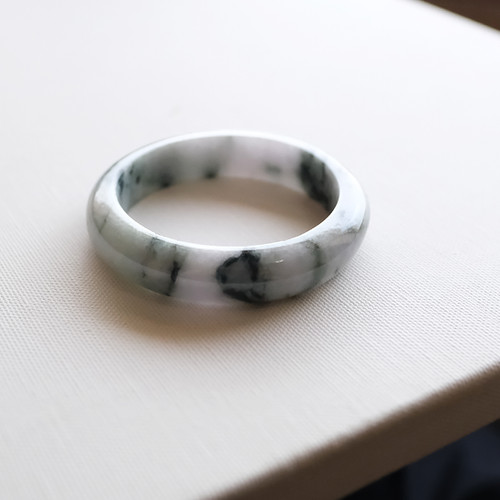 本翡翠、入門、キラキラカットバングル　〜.53 本翡翠、入門、キラキラカットバングル 〜.53 （【新入荷】本