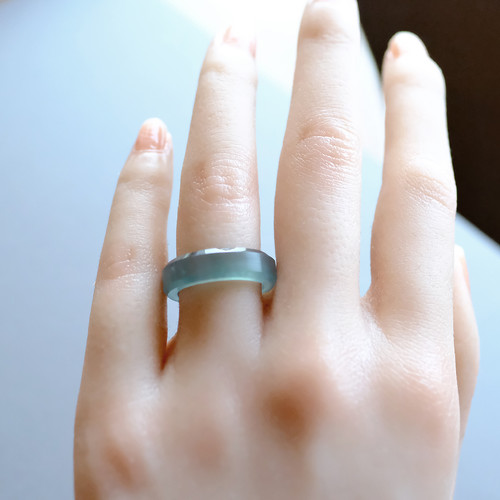 翡翠リング『OCEAN FLASH』11号 98834 | 翡翠専門店 ジョイテック