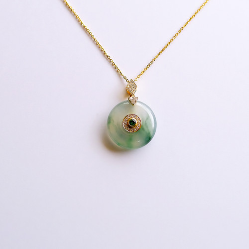 翡翠ペンダント 【ETERNAL EMERALD LAKE】94516 | 翡翠専門店 ジョイテック