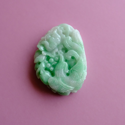 翡翠彫刻『PHOENIX HEAVEN』98448 | 翡翠専門店 ジョイテック