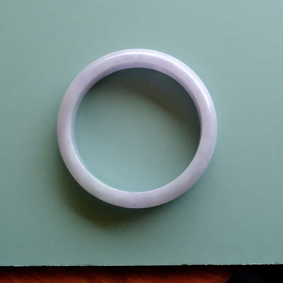 サムネイル： 翡翠バングル【PARIS】57.7mm 97222