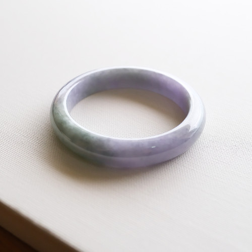 翡翠バングル 57.0mm『LAVENDER FIELD』98717 | 翡翠専門店 ジョイテック
