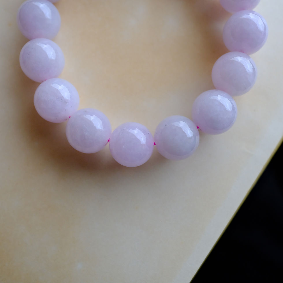 サムネイル： 翡翠ブレスレット『FUJI KASUMI』99684| Jadeite Bracelet