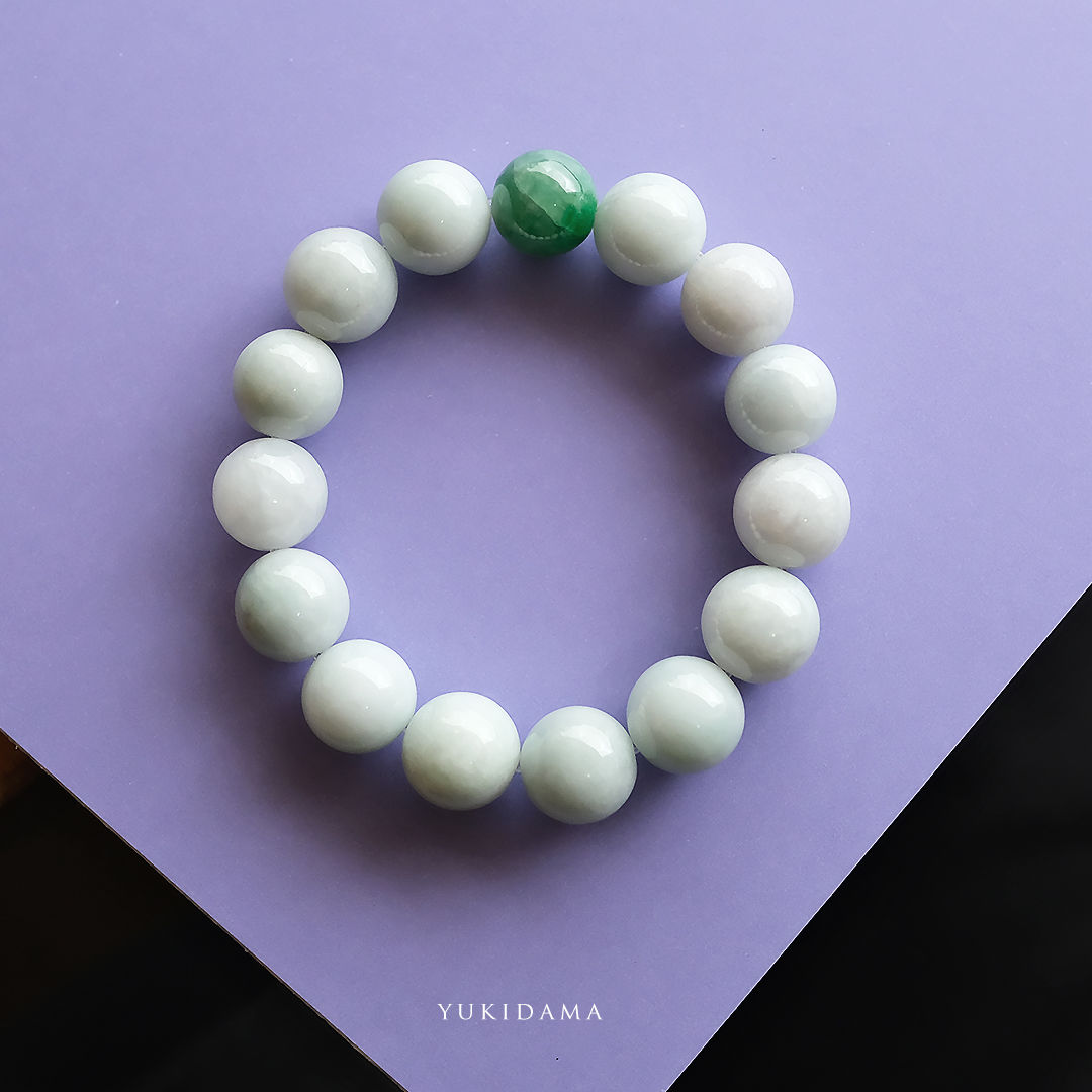 翡翠ブレスレット『YUKIDAMA』98520