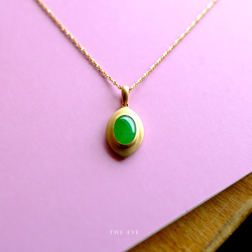 翡翠ネックレス『THE EYE』98437/No.438 | 翡翠専門店 ジョイテック